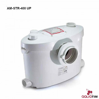 Насос Туалетный TIM ( AQUATIM) AM-STR-400UP для отвода из 
унитаза, раковины и душевой (ванны), подъём до 8.0 метров