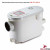 Насос Туалетный TIM ( AQUATIM) AM-STR-400n2 для отвода из 
унитаза, раковины и душевой (ванны), подъём до 8.0 метров